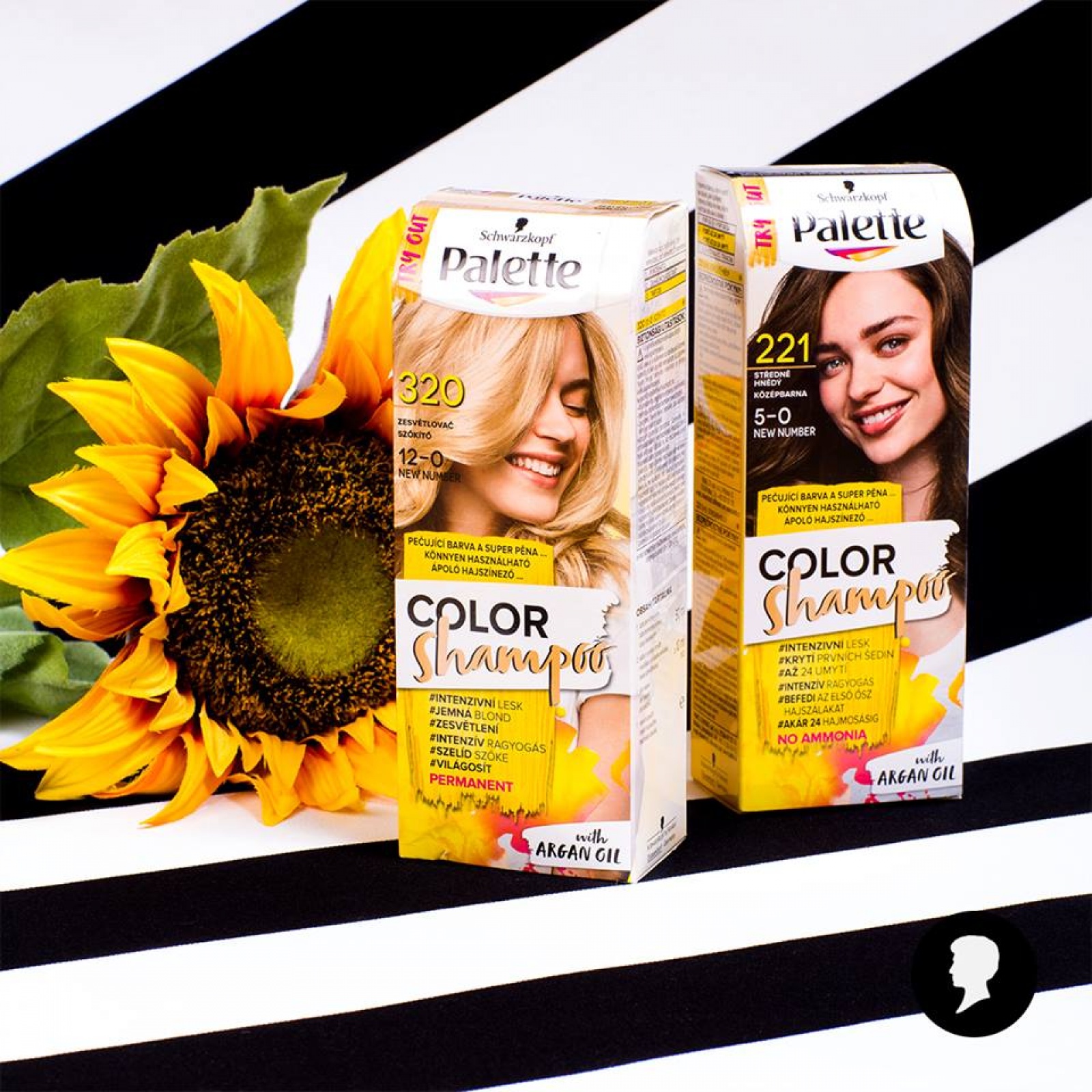 PALETTE Color Shampoo 301/499 bordó 55 Kč