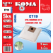 5x sáček KOMA ETA Domino 1419 SMS + mikrofiltr - Sáčky KOMA ETA Domino 1419 SMS