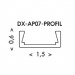 Profil pro LED psku Ecolite DX-AP07-PROFIL , 2 m, AL - Profil pro LED psku Ecolite DX-AP07-PROFIL , 2 m, AL