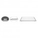 Stropn tvercov LED svtidlo 36 W, 60x60, IP 20 - stmvateln - Stropn tvercov LED svtidlo 36 W, 60x60, IP 20