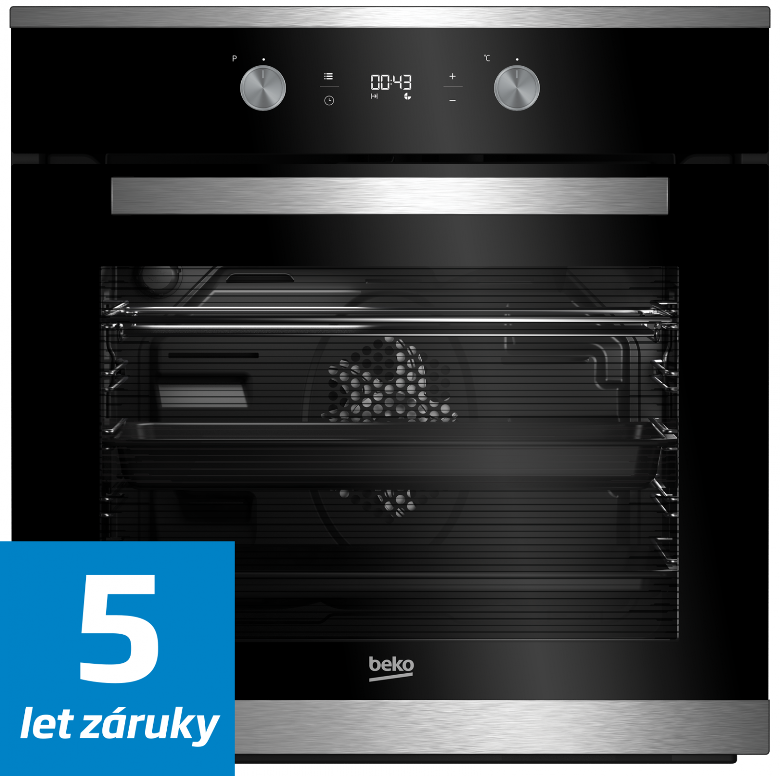 Электрический духовой шкаф beko bim25301xcs черный