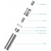 Elektronick cigareta iSmoka eLeaf iJust 2 2600mAh 1ks stbrn - iSmoka eLeaf Elektronick cigareta iJust 2 kompletn set Stbrn 1ks 2600mAh