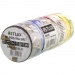 10x páska izolační PVC 15mm x 10 m x 0.13mm, mix barev - Páska izolační RETLUX PVC 15mmx0.13mmx10m 10ks mix barev