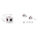 Rozboka POWERCUBE, 0.1m, REWIRABLE fialov, 2x USB port, 4 zsuvky - Rozboka POWERCUBE, 0.1m, REWIRABLE USB, fialov, POWERCUBE, 2x USB port, 4 zsuvky
