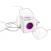 Rozboka POWERCUBE, 0.1m, REWIRABLE fialov, 2x USB port, 4 zsuvky - Rozboka POWERCUBE, 0.1m, REWIRABLE USB, fialov, POWERCUBE, 2x USB port, 4 zsuvky