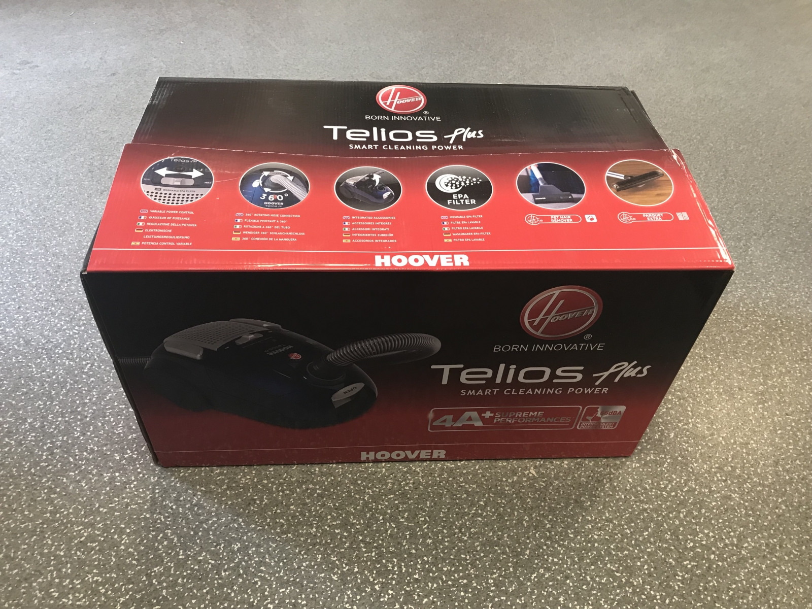 MisterVac Filtro Di Ricambio Per Hoover Telios Plus TE80PET 011 - Filtro Aria Di Scarico Per Polveri Sottili, Sostituzione Annuale