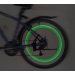 Ventilek LED na jzdn kolo, 2 ks, zelen svtlo - Ventilek LED na jzdn kolo, 2 ks, zelen svtlo