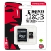 Karta Kingston microSDXC 128GB 80/10MBs UHS-I class 10 Gen 2 v adaptru SD - Karta Kingston microSDHC 128GB 80/10MBs UHS-I class 10 Gen 2 v adaptru SD