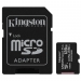 Karta Kingston microSDXC 128GB 100MBs UHS-I class 10 Gen 3 v. adaptru SD - Karta Kingston microSDXC 128GB 100/85MBs UHS-I class 10 Gen 3 v adaptru SD