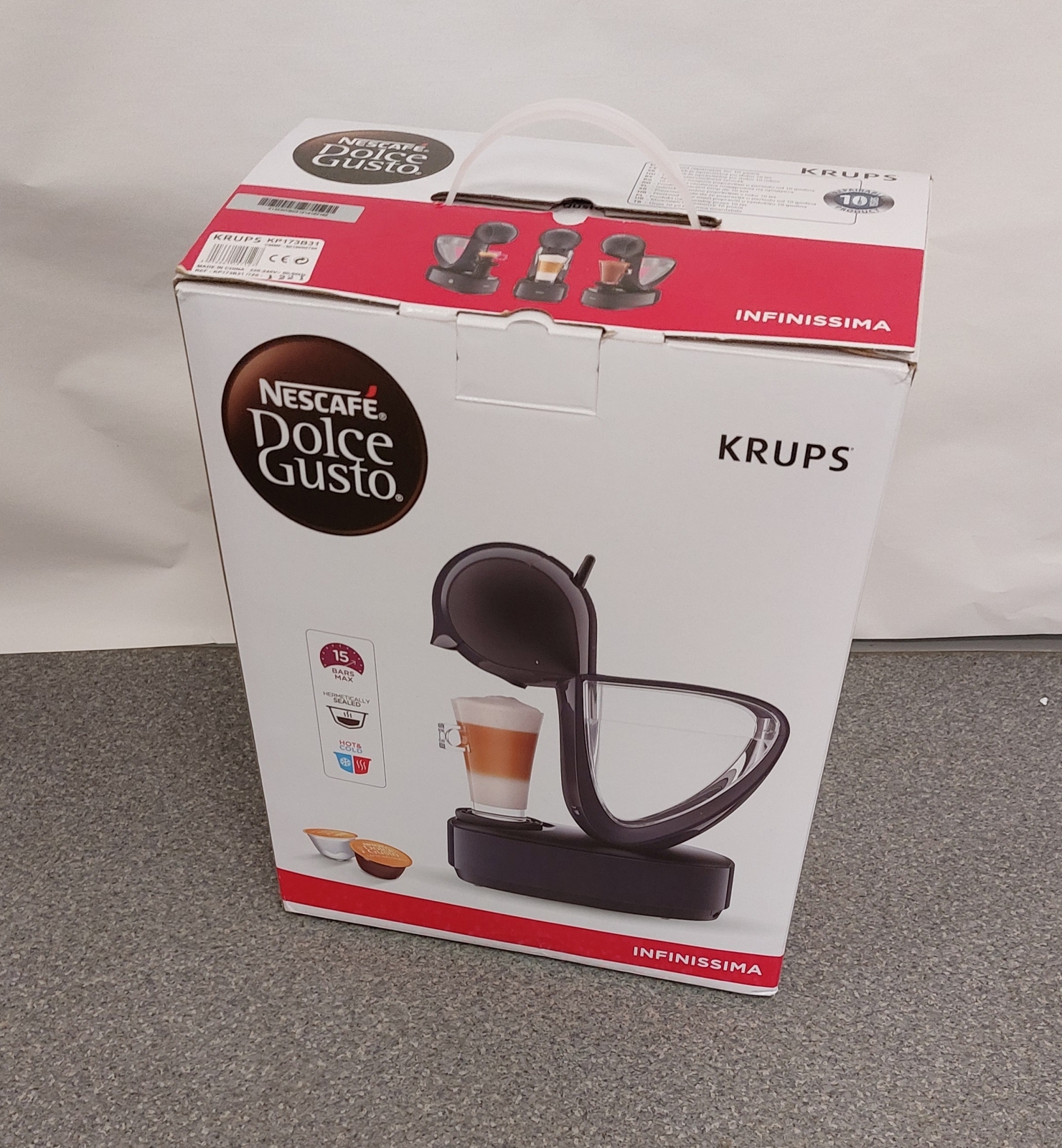 Espresso KRUPS KP173B Dolce Gusto Infinissima Cosmic Grey 790 Kč