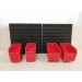 Organizr zvsn panel s 28 boxy na nad ORDERLINE 80 x 40 cm erven - Organizr zvsn panel s 28 boxy na nad ORDERLINE 80 x 40 cm erven