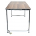 Stůl skládací 120x60 cm, nastav. výška, kempingový stolek - Stůl skládací 120x60 cm, nastav. výška, kempingový stolek