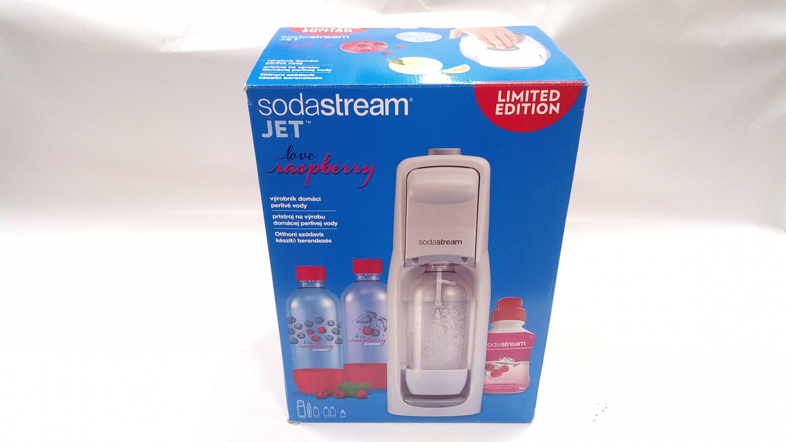 SODASTREAM výrobník sody Jet Love Raspberry 1290 Kč