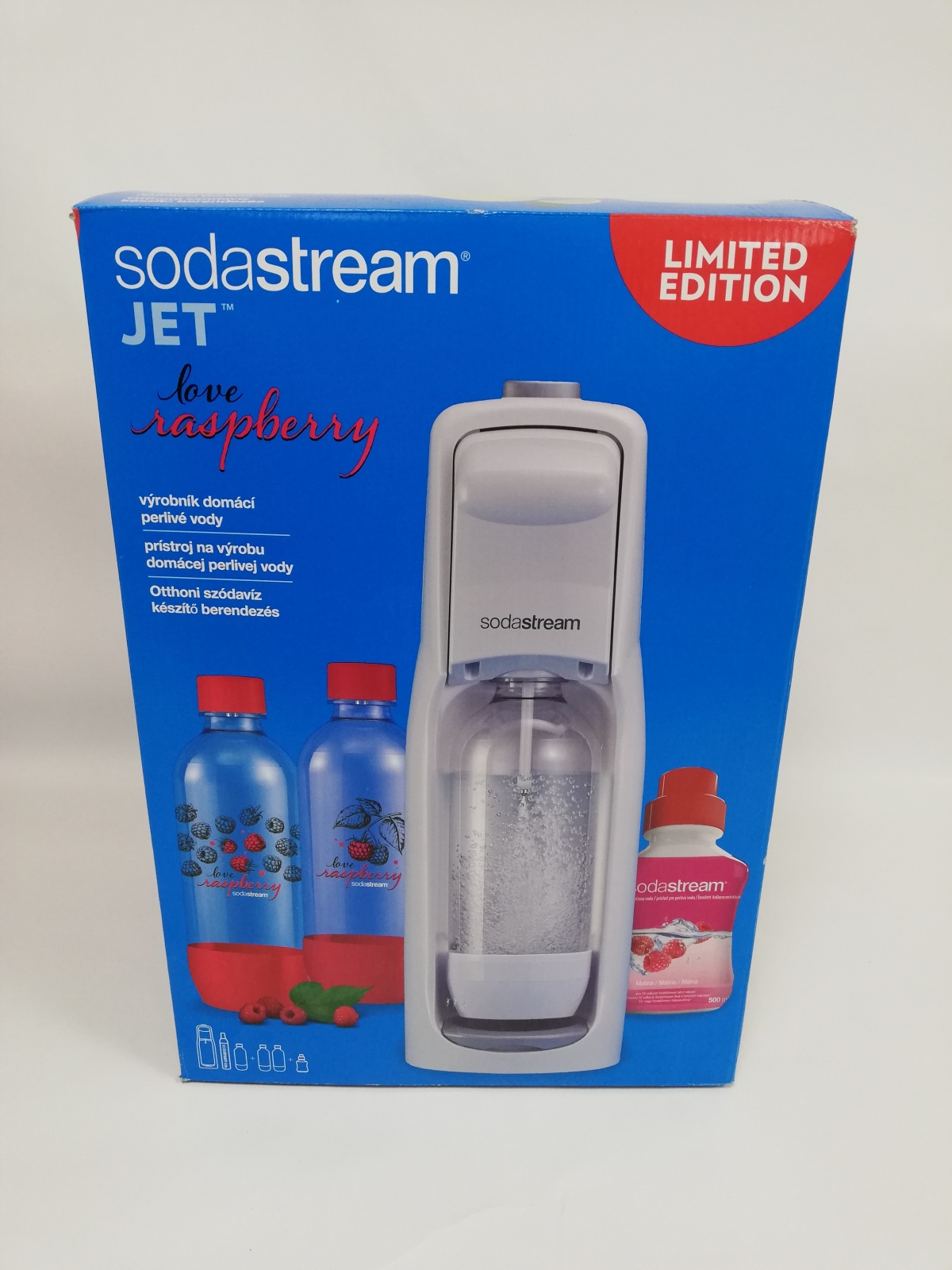 SODASTREAM výrobník sody Jet Love Raspberry 1490 Kč