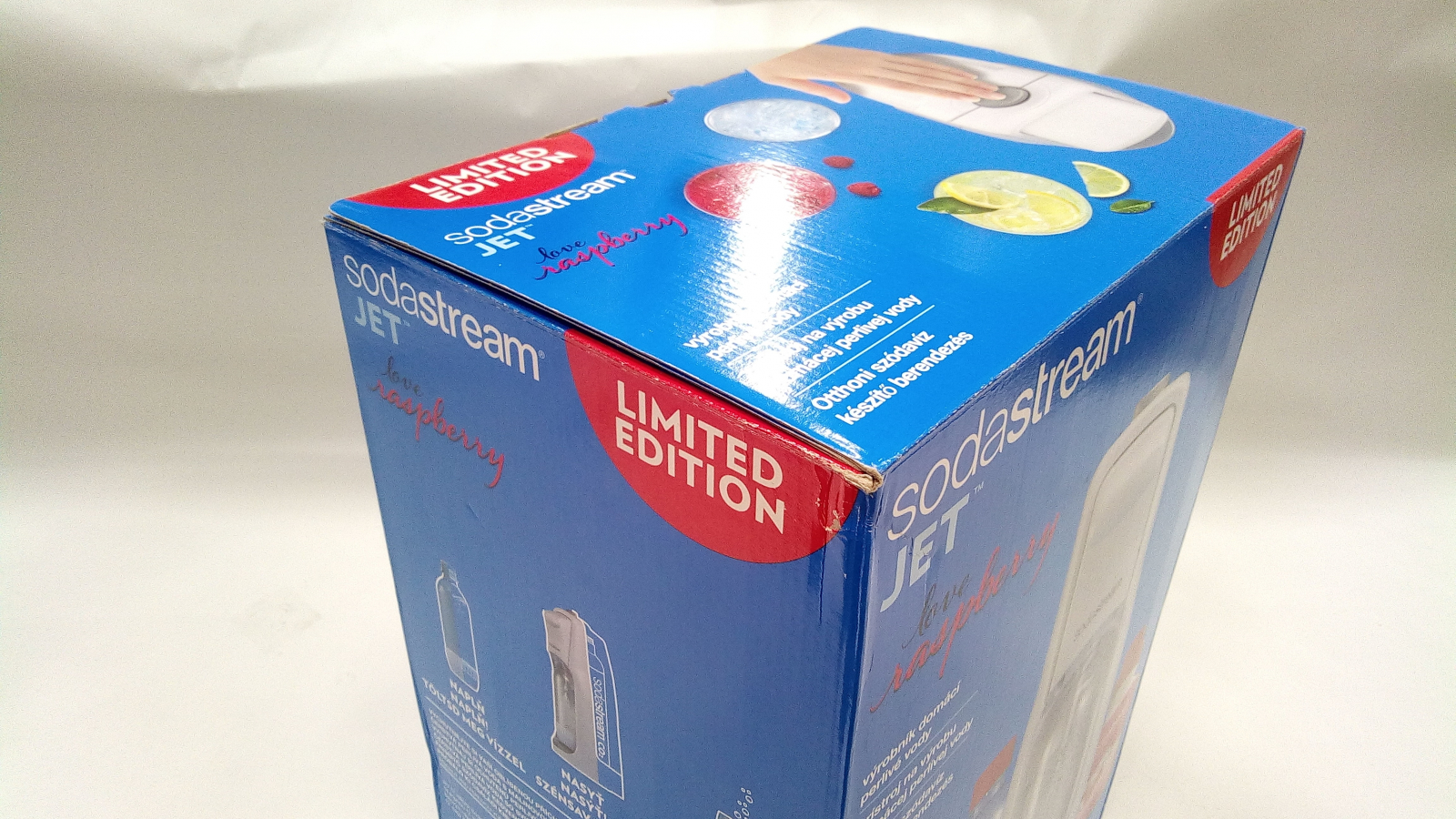 SODASTREAM výrobník sody Jet Love Raspberry 1290 Kč