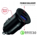 CL adaptr SWISSTEN 1x USB-C Power Delivery + 1x USB Quick Charge 3.0 36W Metal ern - CL adaptr SWISSTEN 3.0 Quick Charge +  USB-C 36W