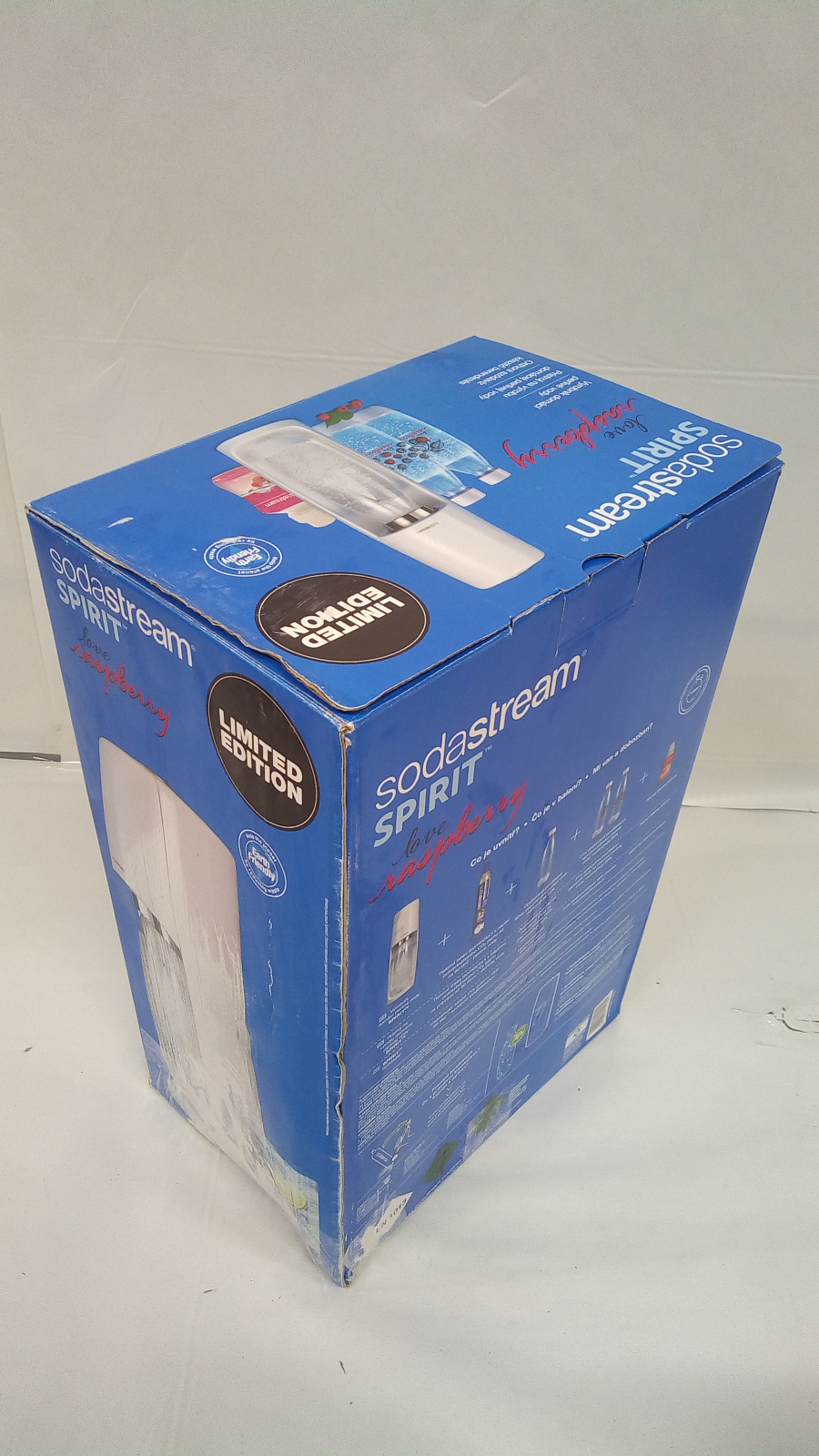 SODASTREAM výrobník sody Spirit MegaPack Love Raspberry 1490 Kč