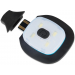 Čepice s nabíjecí LED čelovkou, modročerná - Čepice s nabíjecí LED čelovkou, modročerná