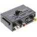 Adapter SCART -3RCA+S video s přepínačem IN/OUT SAV 151-000 - Adapter SCART -3RCA+S video s přepínačem IN/OUT