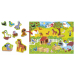 Montessori hra Farma, puzzle 50x70 cm - Montessori hra Farma, Lisciani