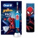 Kartek Oral-B Vitality Pro Kids Spiderman s cestovnm pouzdrem - Kartek Oral-B Vitality Pro Kids Spiderman s cestovnm pouzdrem