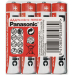 4x baterie Panasonic R03 AAA zinkov - 4x baterie Panasonic R03 AAA Zinc-Carbon