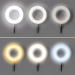 Lampika stoln Solight WO66-B LED stmvateln ern s klipem, 300lm, 8W - Lampika stoln Solight WO66-B LED stmvateln ern s klipem, 300lm, 8W