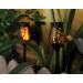 2x solrn lampa s efektem ohn, 53 cm LED "tulipn" - 2x lampa s efektem ohn, solrn 53 cm LED 