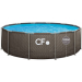 Baz�n 366 x 99 cm CF FRAME BAZ0061 motiv ratan s pevnou konstrukc� - Baz�n 366 x 99 cm Planet Pool FRAME motiv ratan s pevnou konstrukc�