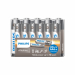 16x alkalick baterie Philips 10ks AA, 6ks AAA - 16x alkalick baterie Philips 10ks AA, 6ks AAA