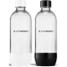 SODASTREAM lahve 1l DuoPack Jet Black&White do myky - SODASTREAM lahve 1l DuoPack Jet Black&White do myky