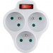 Rozbo�ka V 16A 3x230V vyp�na�, b�l� - Rozbo�ka V 16A 3x230V vyp�na�, b�l�