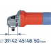 Kryt odsvac 125/115 mm pro hlovou brusku, brouen - Kryt odsvac 125/115 mm pro hlovou brusku, brouen