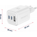 Nabjeka SWISSTEN 2x USB-C 65W PD + 1x USB-A 18W QC, GaN, bl - Nabjeka SWISSTEN 2x USB-C 65W PD + 1x USB-A 18W QC, GaN, bl