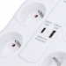 Pepov ochrana 8zs/16A/2m,17W nabjeka USB-C/A bl - Pepov ochrana 8zs/16A/2m,17W nabjeka USB-C/A bl
