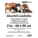 2x podložka absorpční pratelná 90x60cm Lagrada - 2x podložka absorpční pro domácí zvířata Lagrada 60 x 90 cm, pratelná
