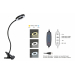 Lampa stolní 300lm/3000-5000K/8W Ecolite LU15A-CR, CCT, černá - Lampa stolní 300lm, 8W Ecolite LU15A-CR, CCT, černá