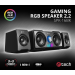 Reproduktory C-TECH SPK-16, 2.2, RGB, �ern� - Reproduktory C-TECH SPK-16, 2.2, RGB, �ern�