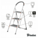 Schůdky bílé Bradas 3 stupně skládací - Schůdky bílé Bradas 3 stupně skládací