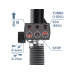 Kole�ko AKU 225l/400kg 40V/6Ah Extol 8891592 - Kole�ko AKU 225l/400kg 40V/6Ah Extol 8891592