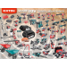 Seka�ka 43cm AKU 2x2Ah bezuhl�kov� Extol Industrial Share 20V - Seka�ka 43cm AKU 2x2Ah bezuhl�kov� Extol Industrial Share 20V