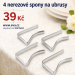 4x spona na ubrus nerezov� - 4x spona na ubrus nerezov�