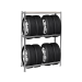 Reg�l kovov� na pneumatiky s polic�180x120x40cm - Reg�l kovov� na pneumatiky s polic�180x120x40cm