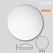 Světlo s čidlem W131-BI Victor, bílé, patice E27, IP44 - Světlo kruh W131 Victor s čidlem bílé