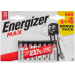 8x alkalická baterie Energizer MAX LR03 AAA mikrotužková - Baterie Energizer MAX LR03 8xAAA alkalická