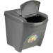 Koš odpadkový Sortibox na tříděný odpad 3 x 25l šedý - Koš odpadkový Sortibox na tříděný odpad 3 x 25l šedý