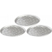 3x t�c na gril AL kulat� 34cm - 3x t�c na gril AL kulat� 34cm