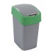 Ko odpadkov Curver FLIPBIN 25l stbrn/zelen 02171-P80 - obr