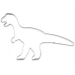 Vykrajovátko Tyrannosaurus 63 x 105 mm - Vykrajovátko Tyrannosaurus 63 x 105 mm