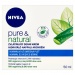 NIVEA krm Pure&Natural zvlujc norm./smen ple 50 ml - NIVEA krm Pure&Natural zvlujc denn,norm. a smen 50 ml